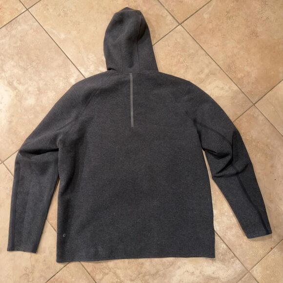 Lululemon Men’s At Ease Hoodie – Heathered Black/Grey – Size XXL - Picture 4 of 6